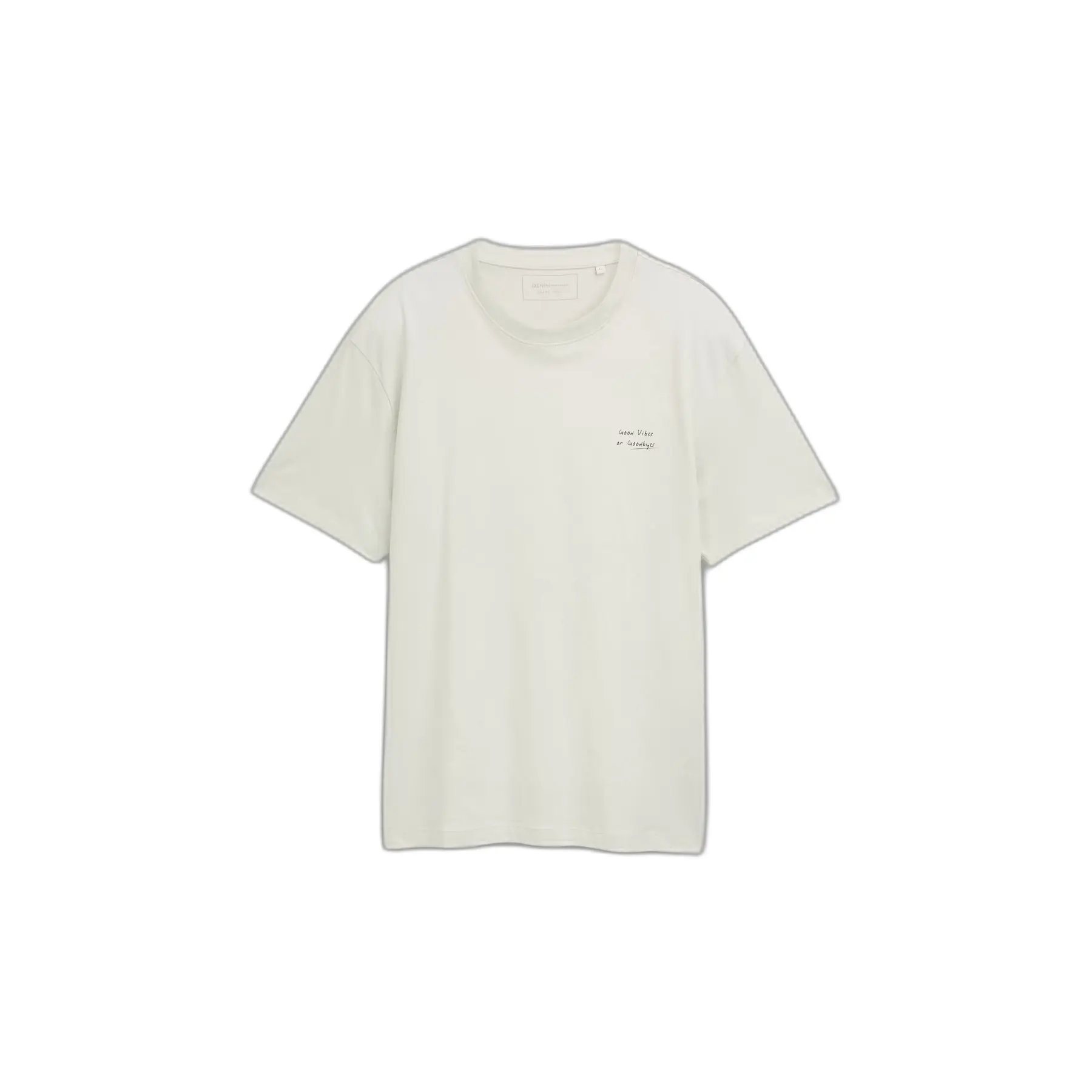 T-shirt relaxed con stampa sul petto Tom Tailor Denim