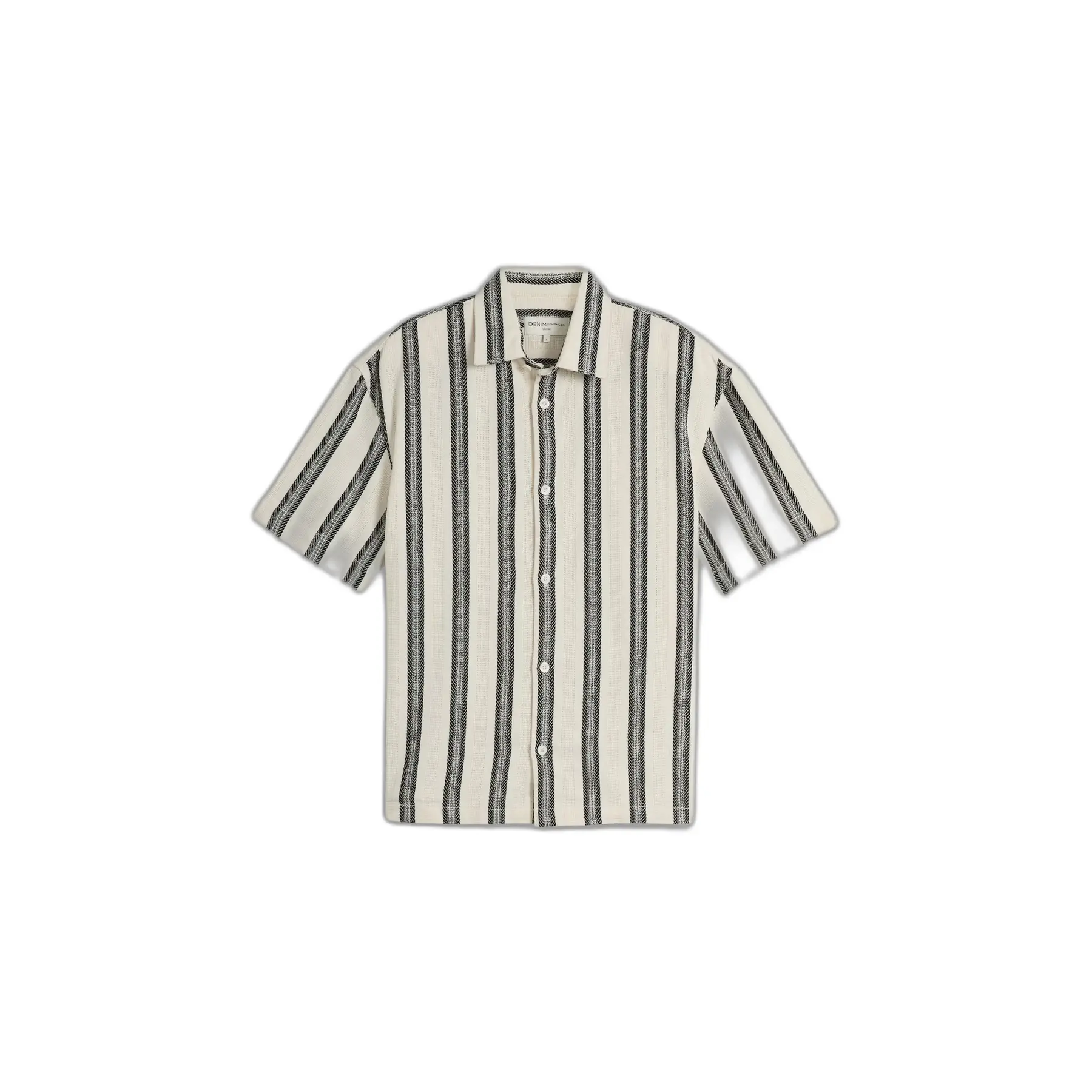 Camicia loose spessa strutturata a righe Tom Tailor Denim