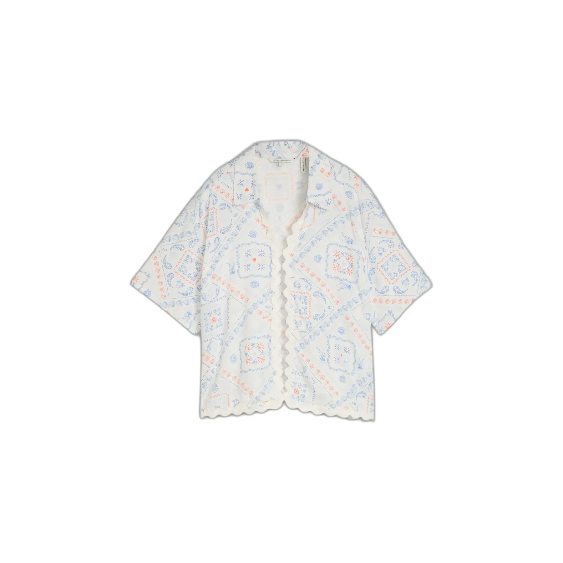 Blusa a nastro ondulato donna Tom Tailor Denim