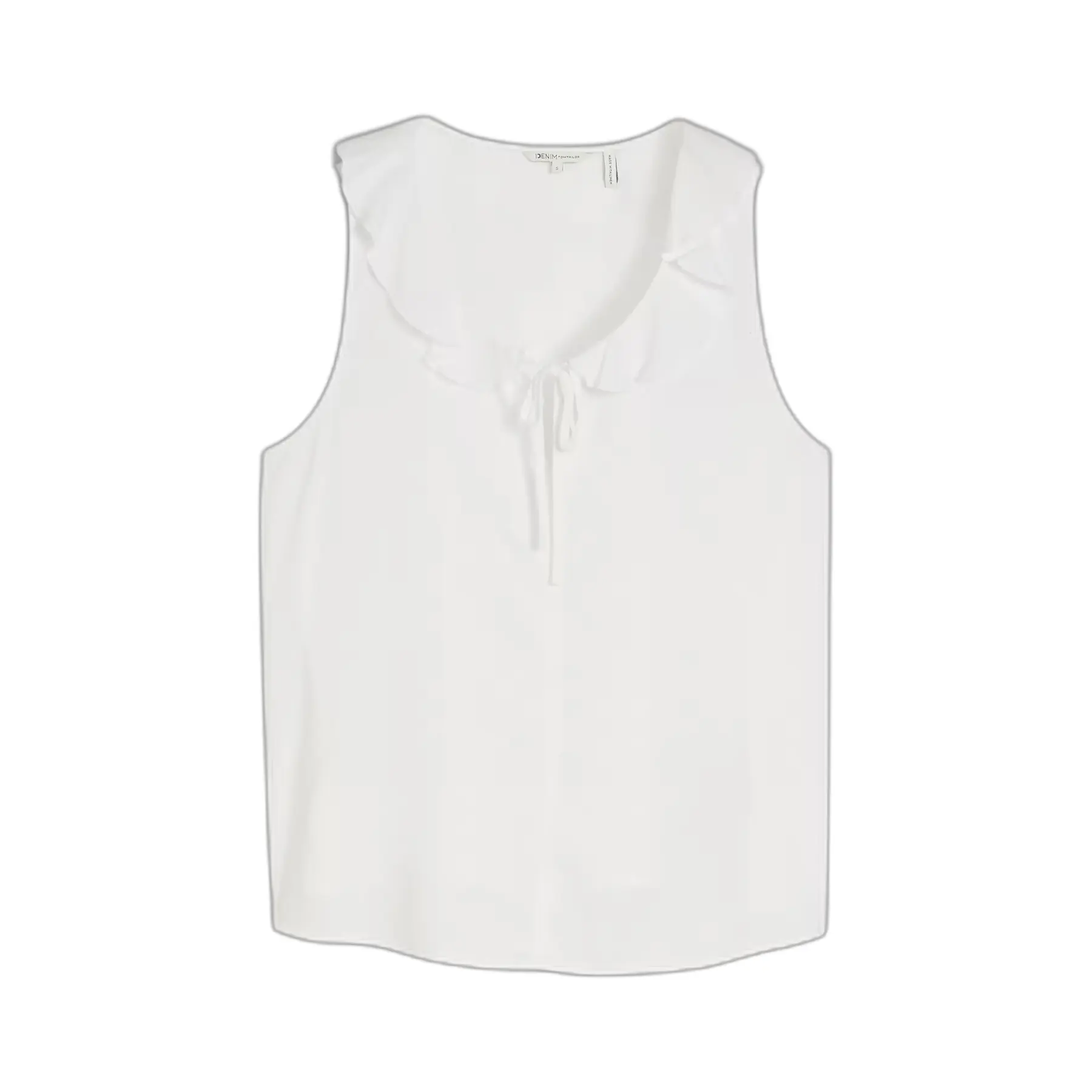 Blusa con collo a volant donna Tom Tailor Denim