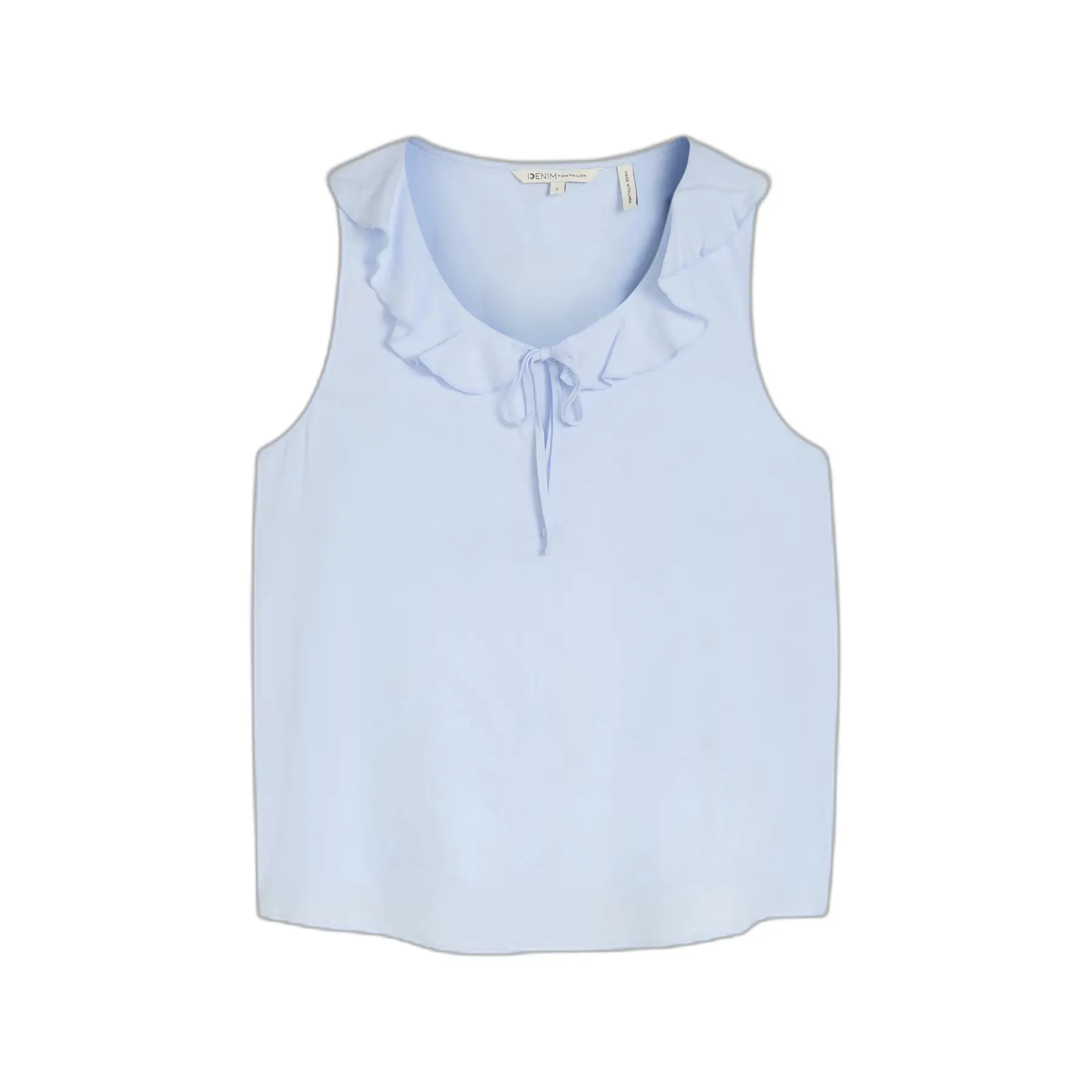 Blusa con collo a volant donna Tom Tailor Denim
