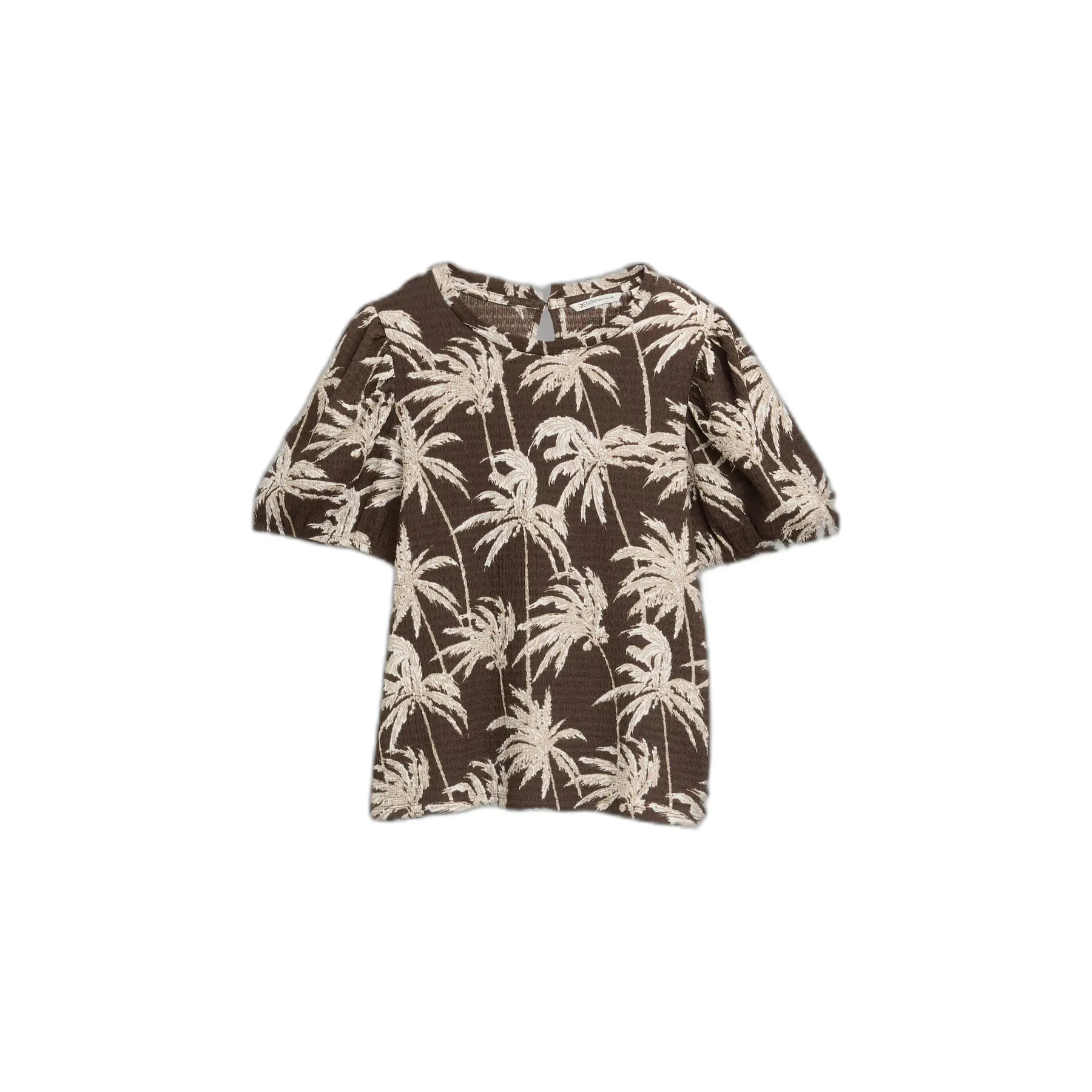 T-shirt maniche a sbuffo donna Tom Tailor Denim