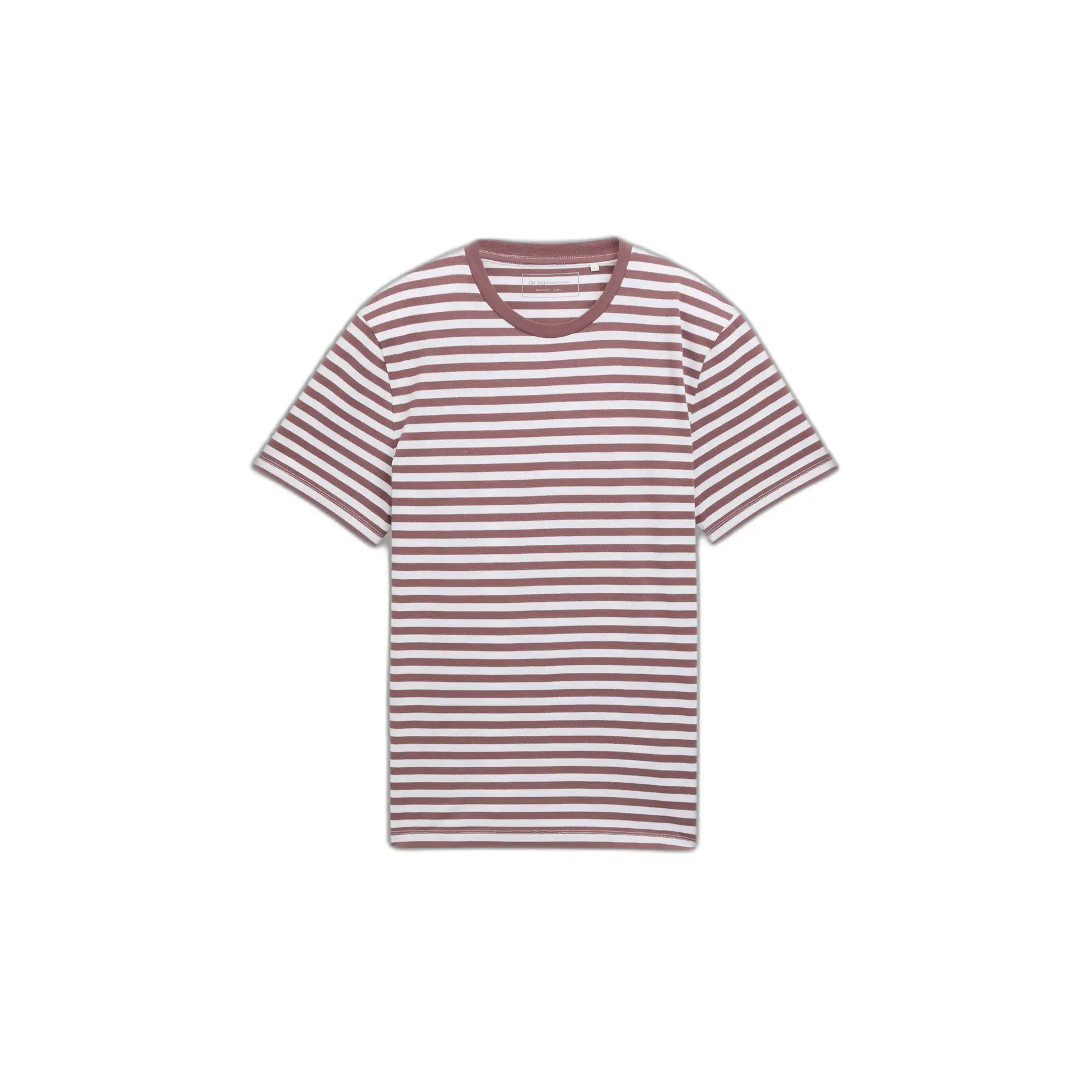 T-shirt a righe in piqué Tom Tailor Denim
