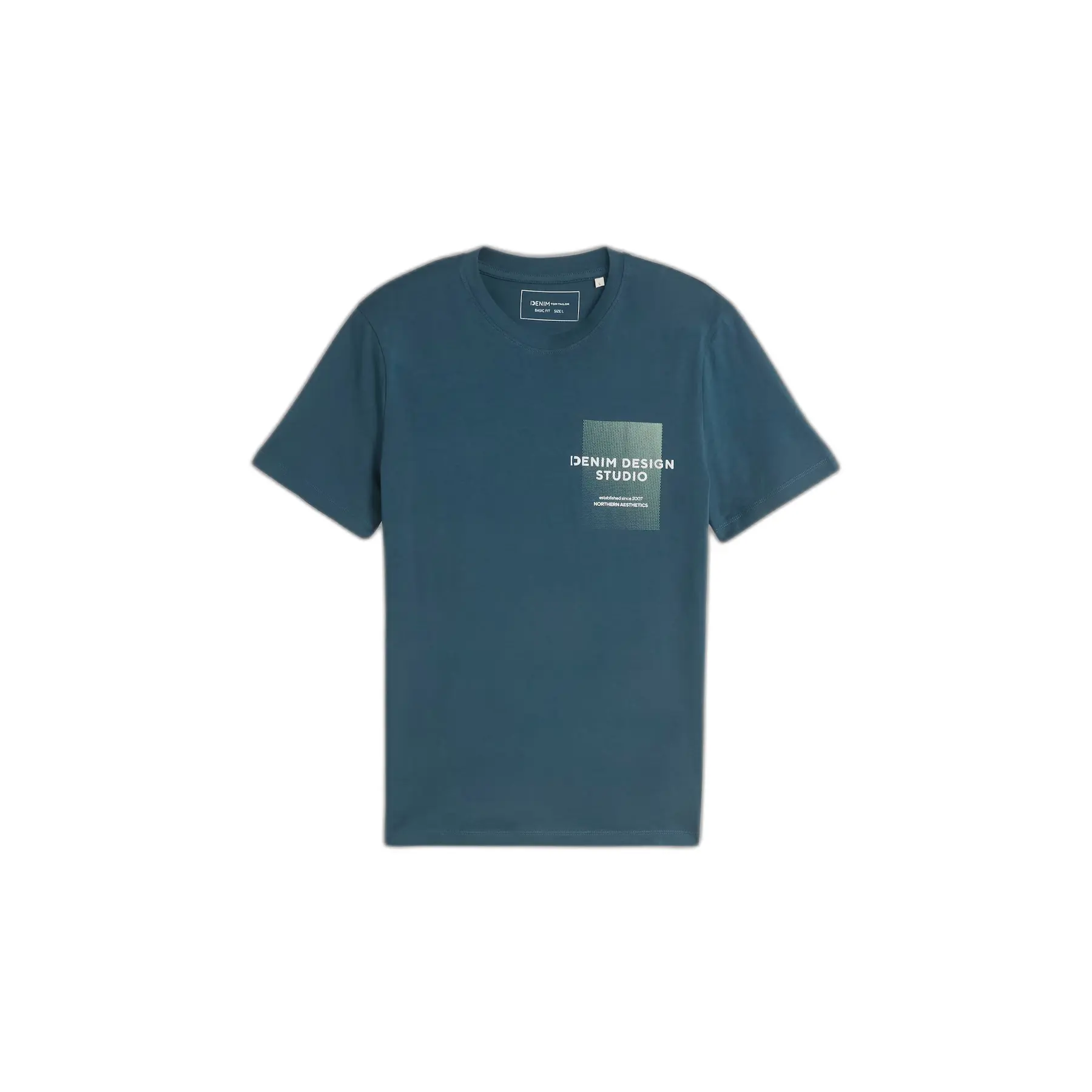 T-shirt stampato unicolore Tom Tailor Denim