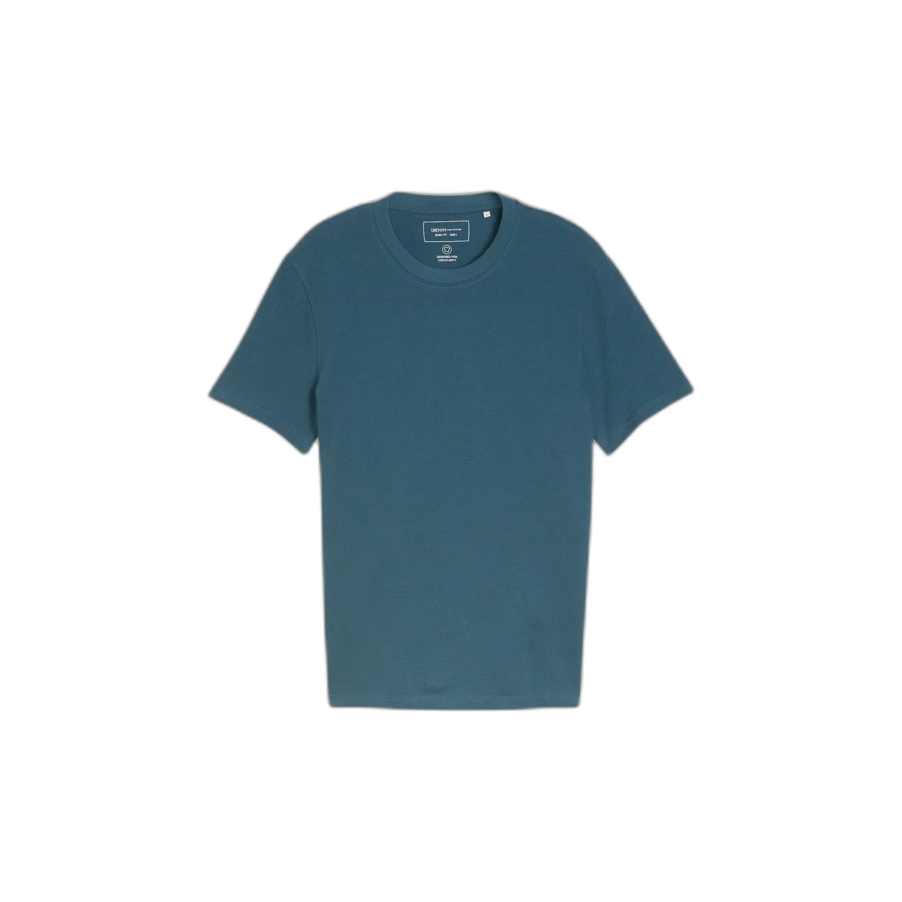 T-shirt semplice strutturato Tom Tailor Denim