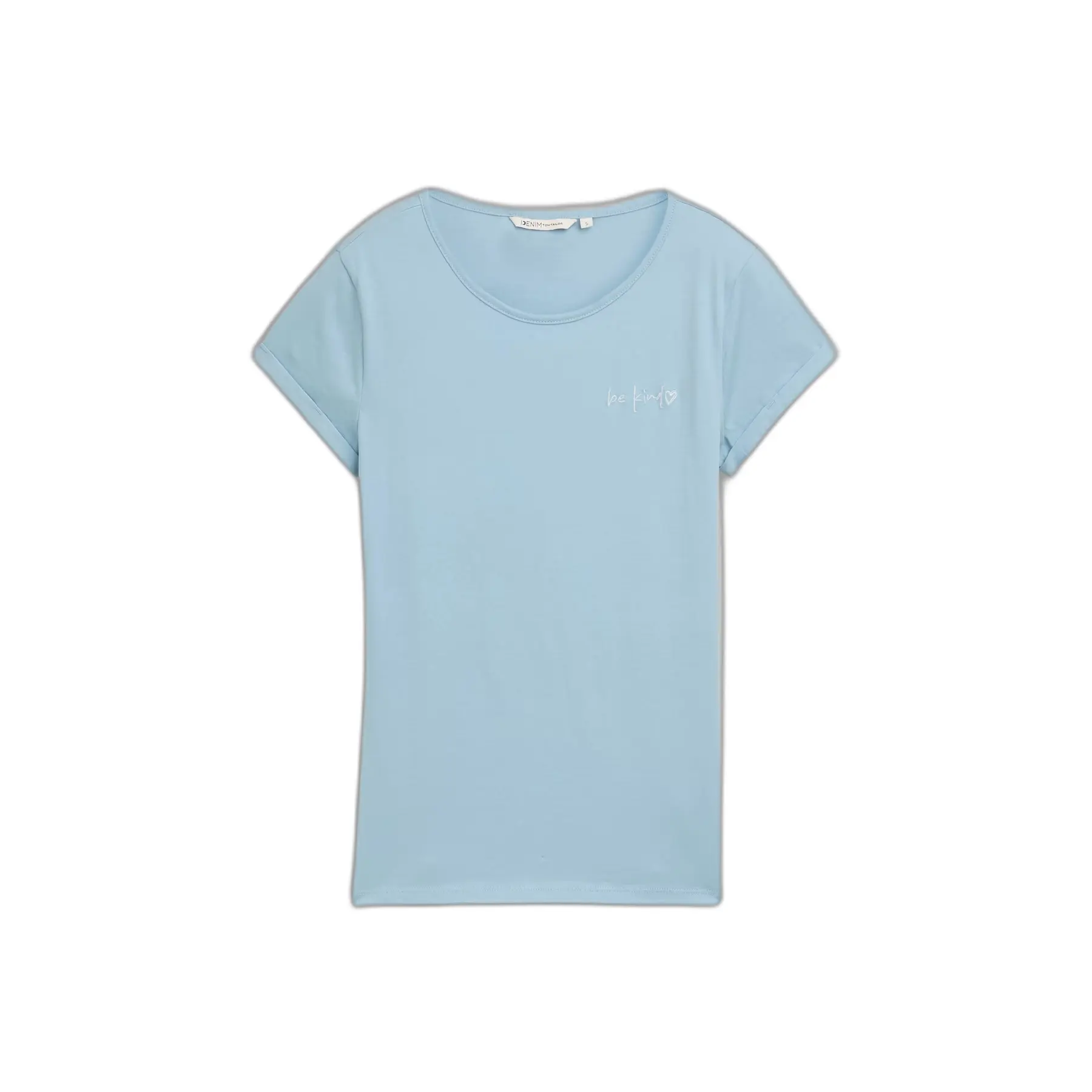 Basic Besticktes T-Shirt Für Damen Tom Tailor Denim