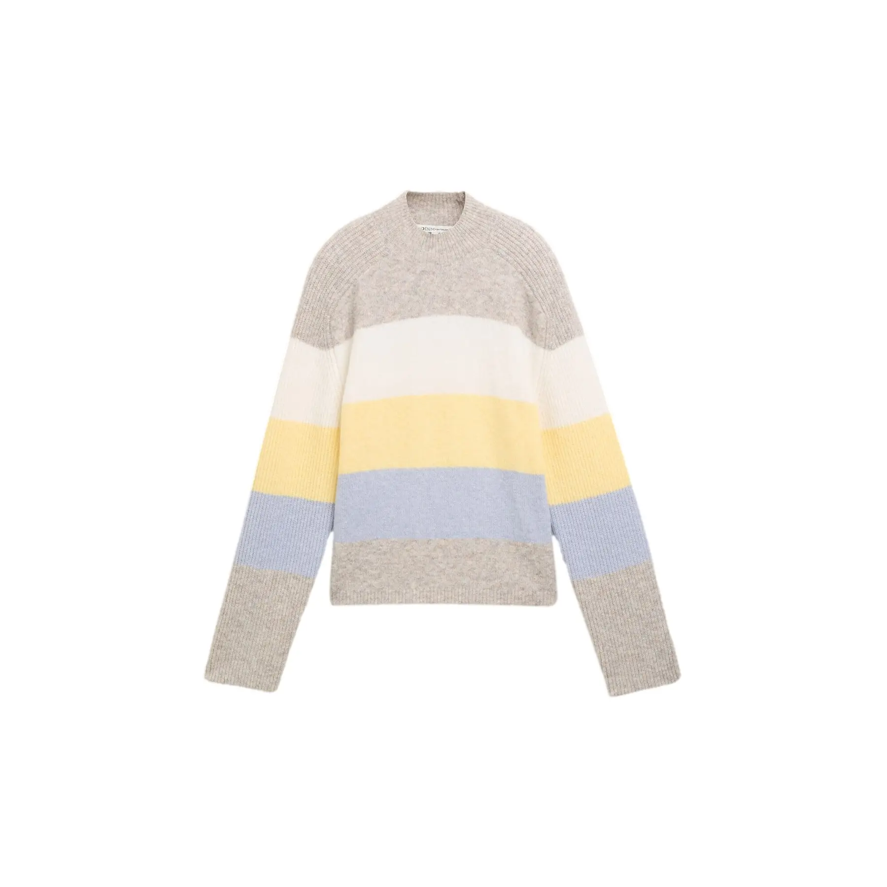 Pull col montant in maglia a spalle a sella donna Tom Tailor Denim