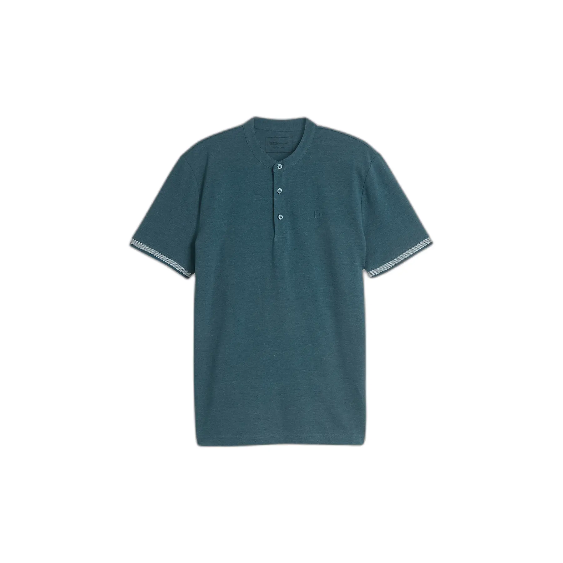 Polo col alto con logo stampato sul petto Tom Tailor Denim