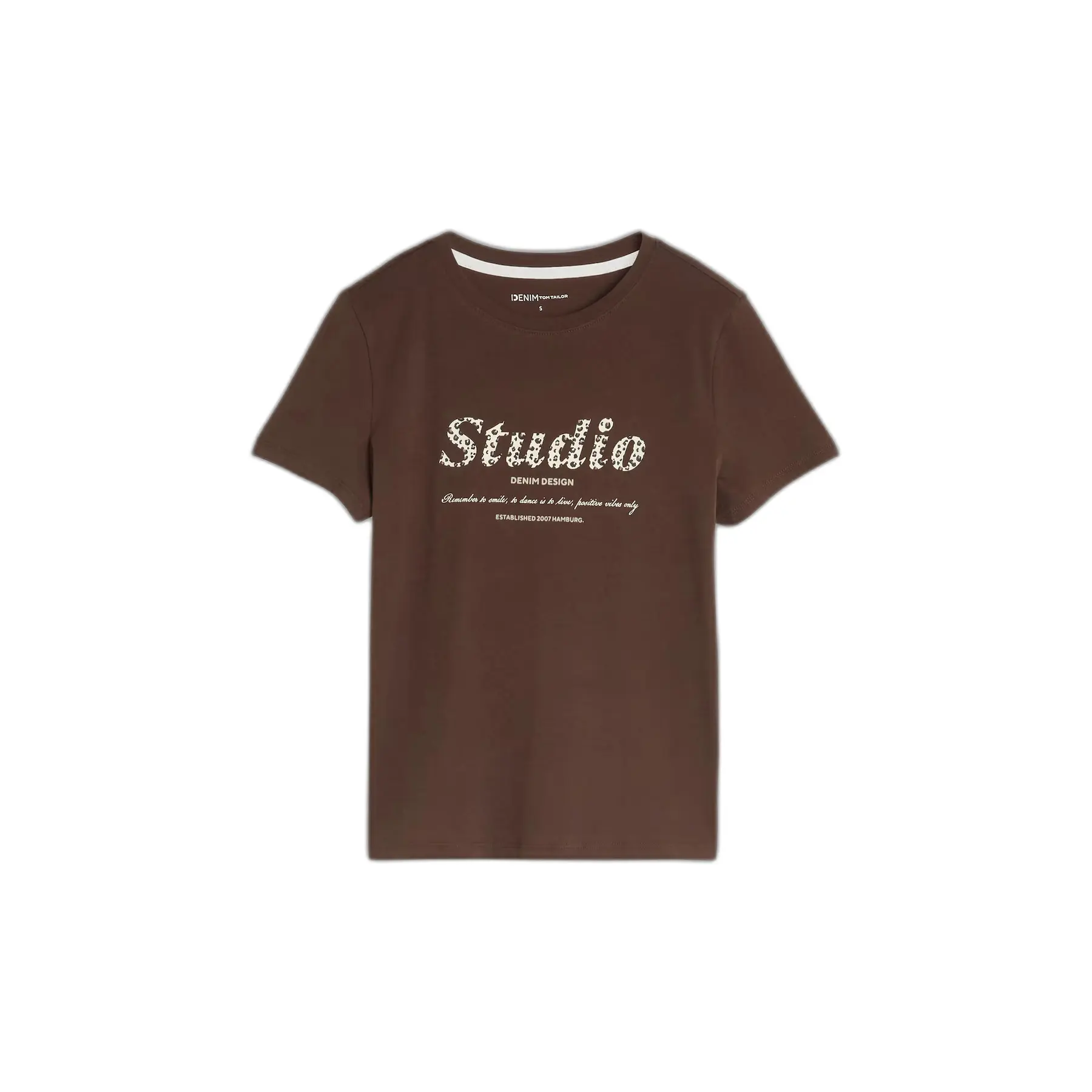 T-shirt in fantasia da donna Tom Tailor Denim