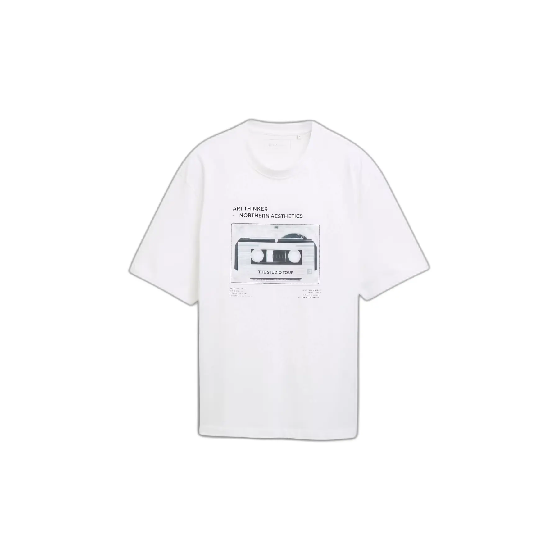T-shirt con applicazione stampata Tom Tailor Denim relaxed
