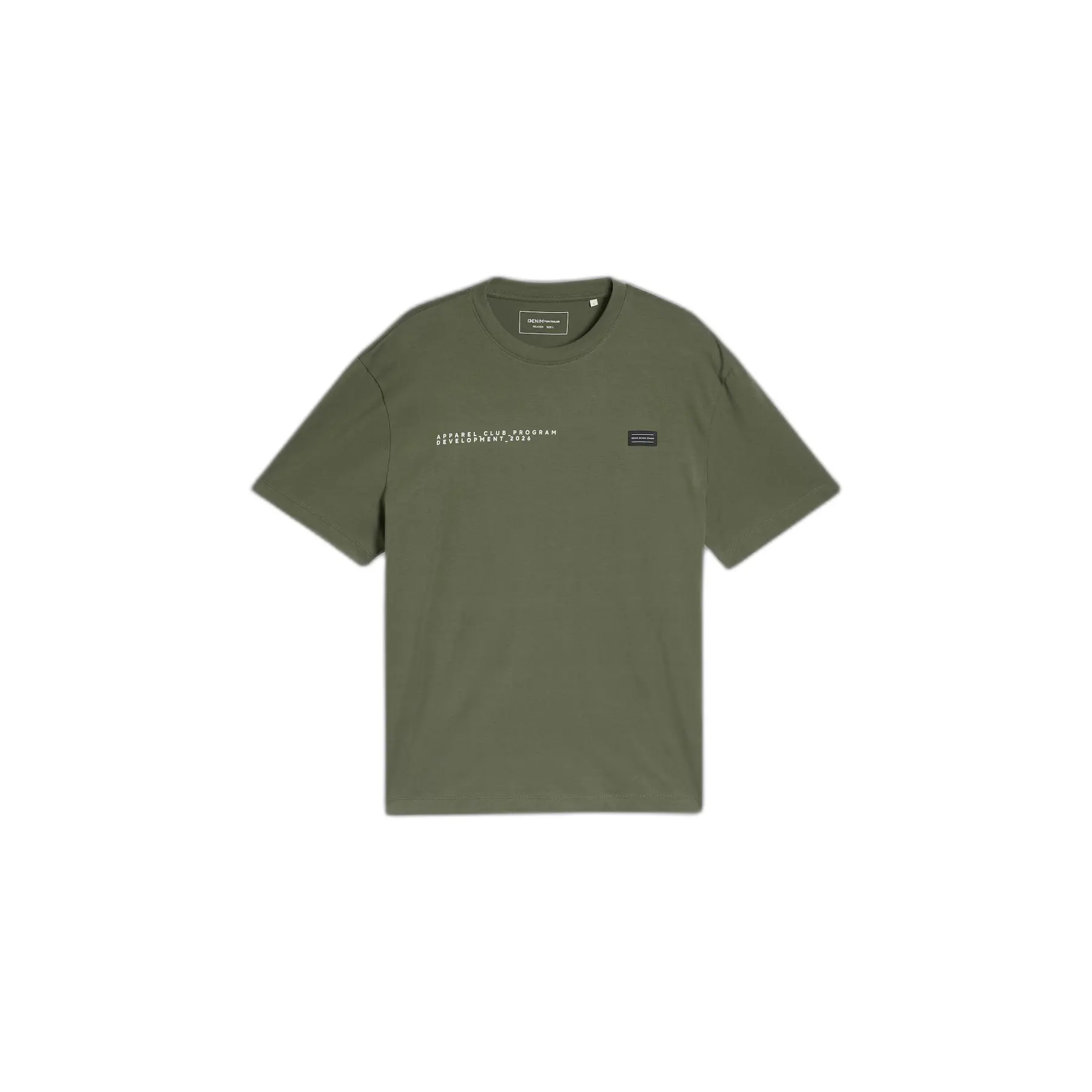 T-shirt con applicazione stampata Tom Tailor Denim relaxed