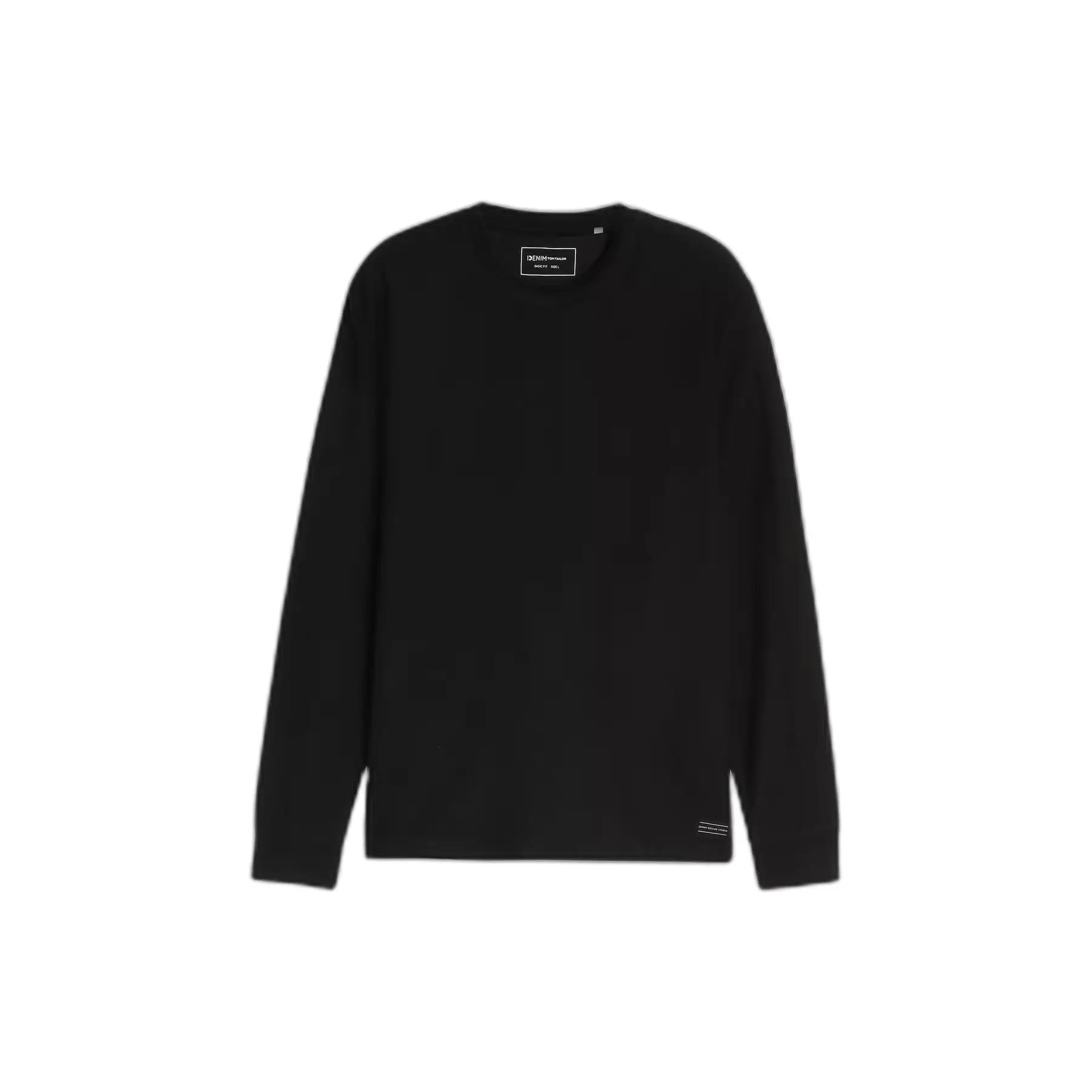 T-shirt a maniche lunghe strutturato Tom Tailor Denim