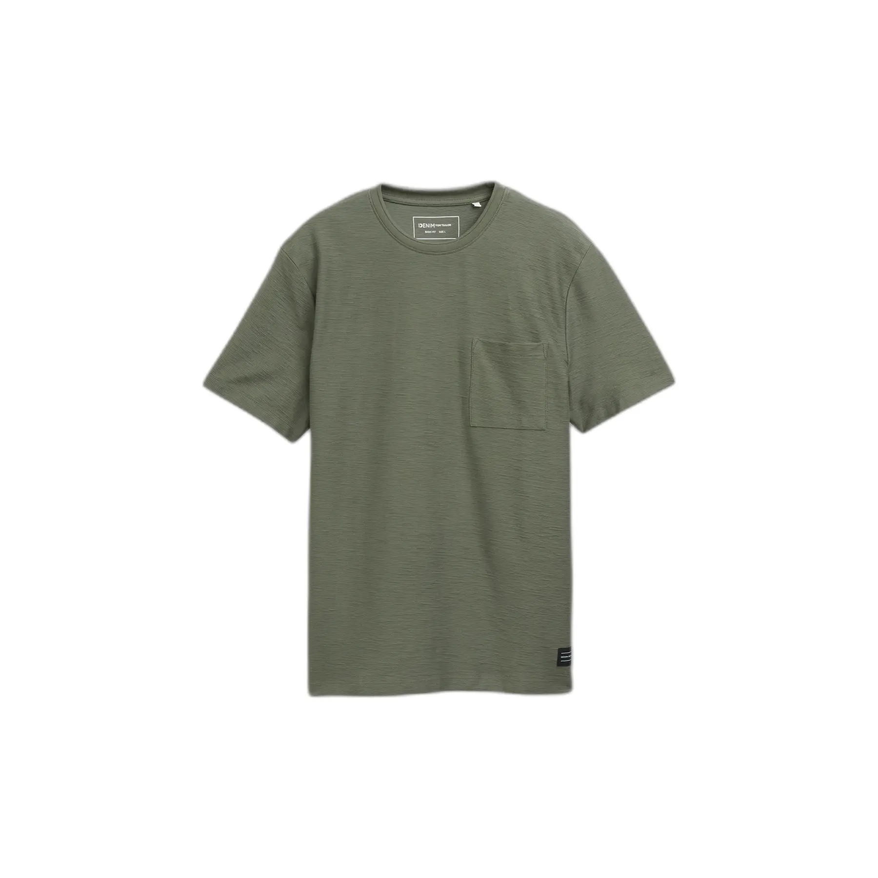T-shirt strutturato con tasca Tom Tailor Denim