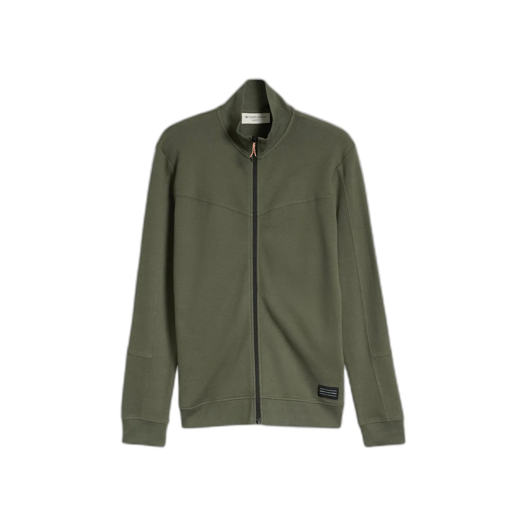 Felpa zip migliorata Tom Tailor Denim