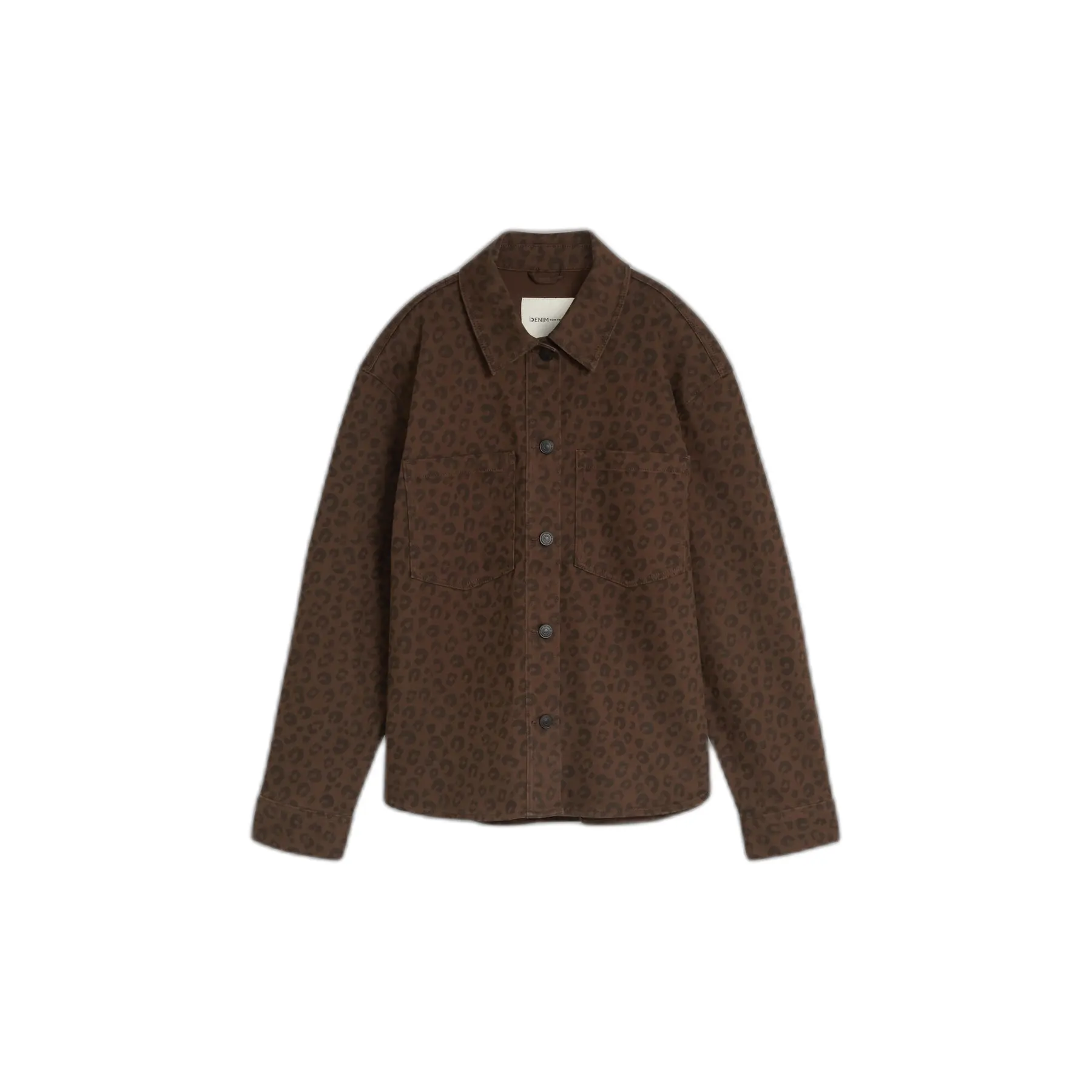 Giacca in denim con stampa leopardata donna Tom Tailor Denim