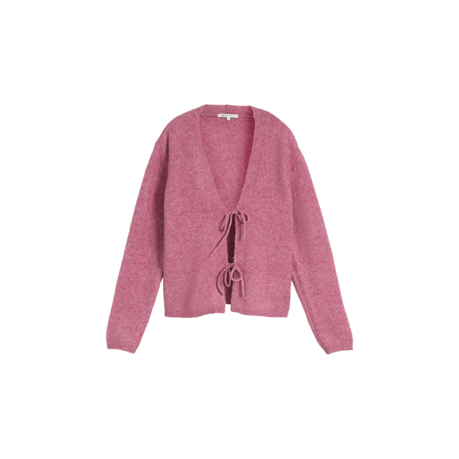 Cardigan in Maglia con Nodini Donna Tom Tailor Denim