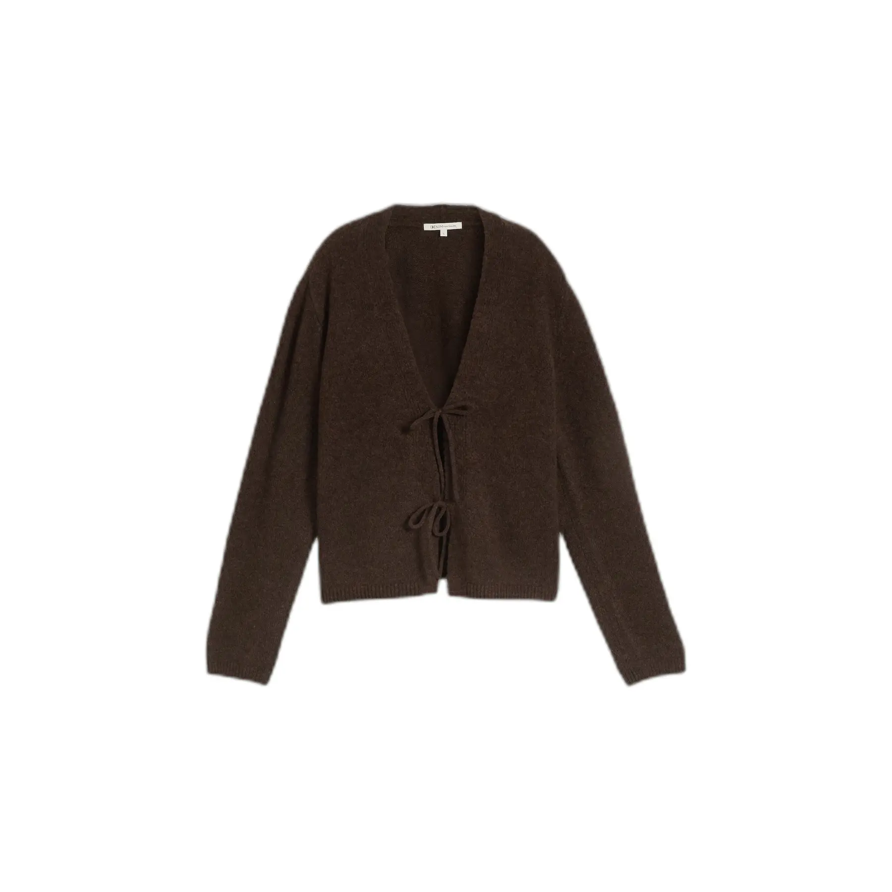 Cardigan in Maglia con Nodini Donna Tom Tailor Denim