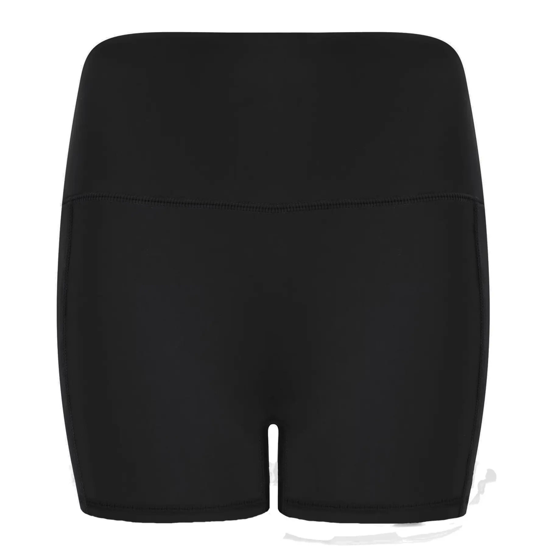 Tombo Donna Nero Short Con Tasca Per Telefono
