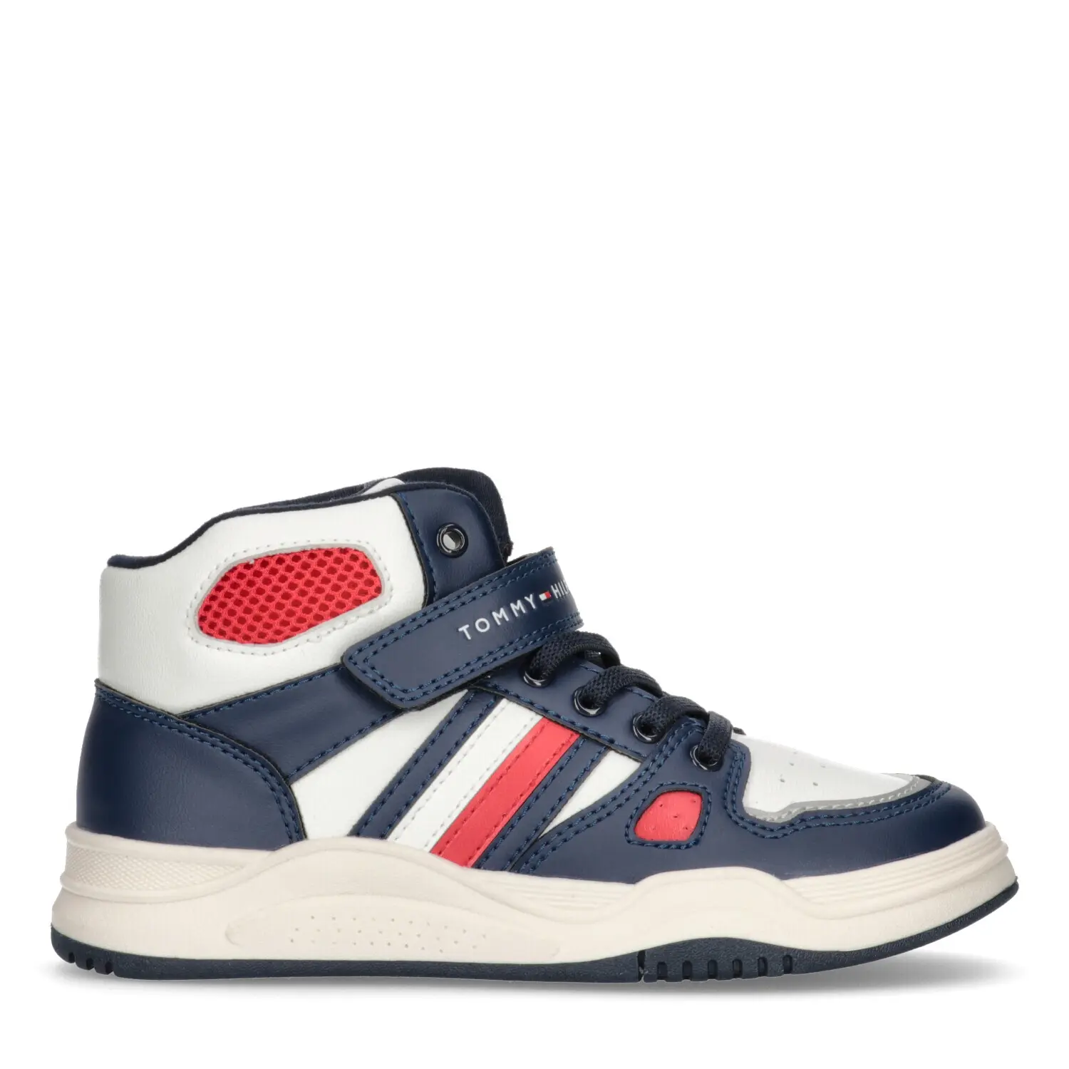 Scarpe da ginnastica alte con strisce in velcro per bambini Tommy Hilfiger
