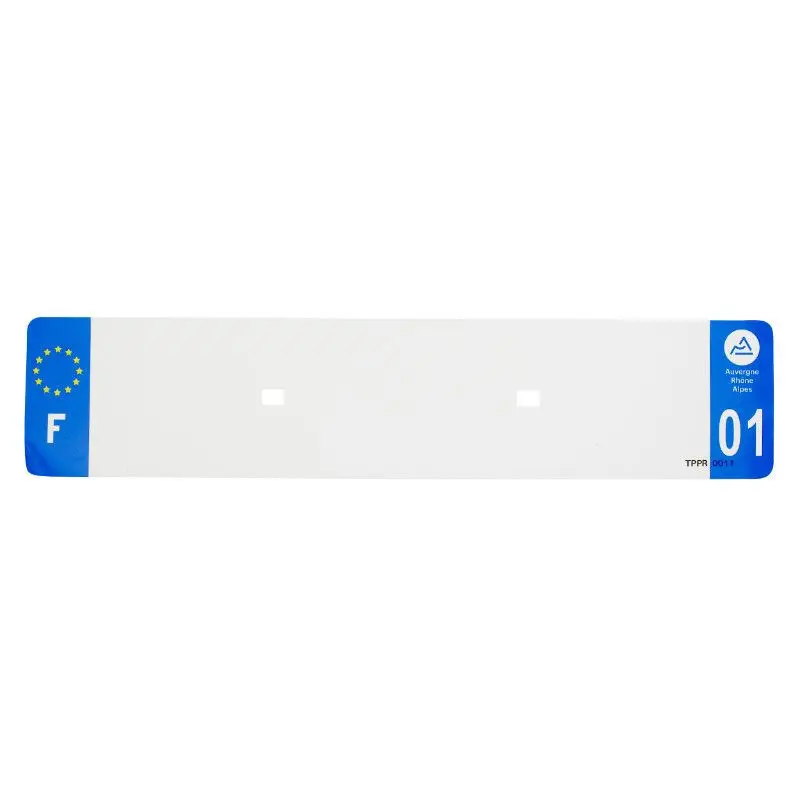 Plattenstreifen auto blanko Top Plaq 01