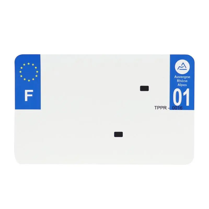 Blanko-PVC-Kennzeichenstreifen Top Plaq 01