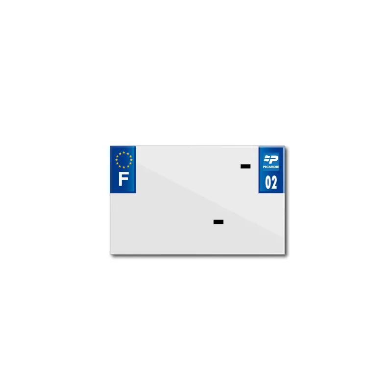 Blanko-PVC-Kennzeichenstreifen Top Plaq 02