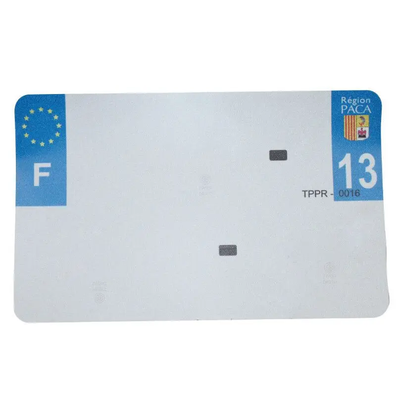 Blanko-PVC-Kennzeichenstreifen Top Plaq 13