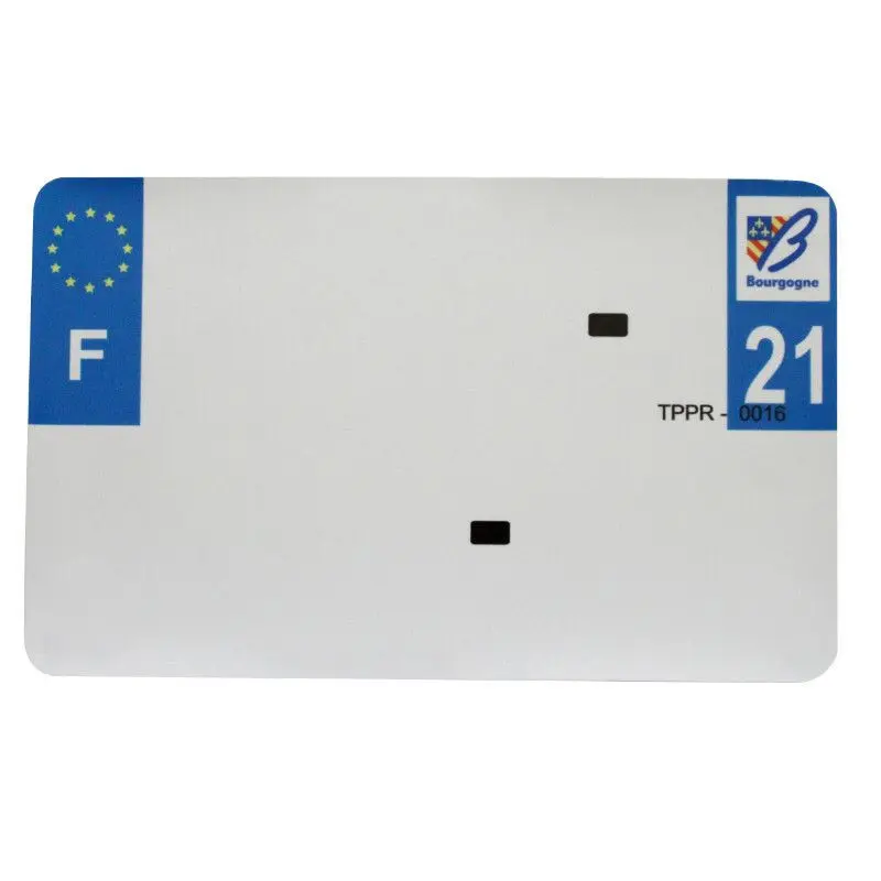 Blanko-PVC-Kennzeichenstreifen Top Plaq 21