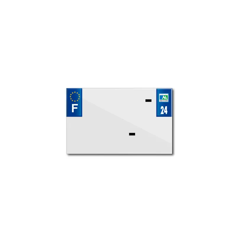 Blanko-PVC-Kennzeichenstreifen Top Plaq 24