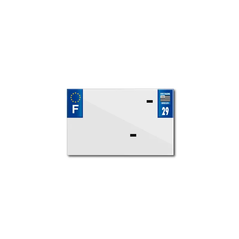 Blanko-PVC-Kennzeichenstreifen Top Plaq 29