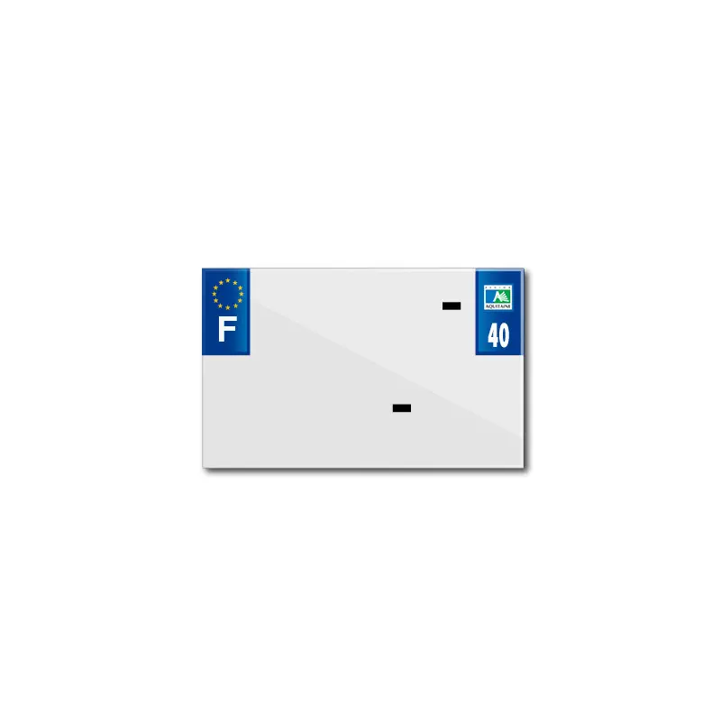 Blanko-PVC-Kennzeichenstreifen Top Plaq 40