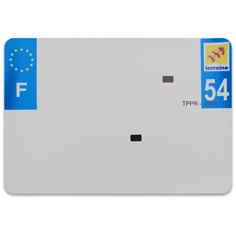 Blanko-PVC-Kennzeichenstreifen Top Plaq 54