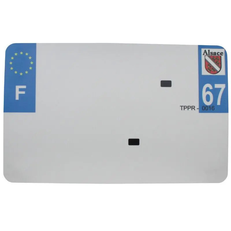 Blanko-PVC-Kennzeichenstreifen Top Plaq 67