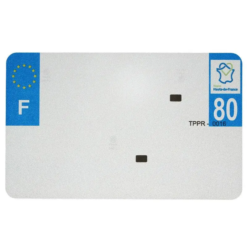 Blanko-PVC-Kennzeichenstreifen Top Plaq 80