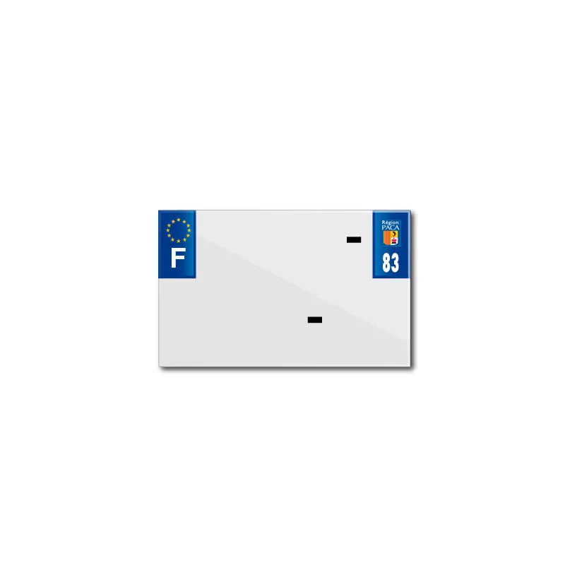Blanko-PVC-Kennzeichenstreifen Top Plaq 83