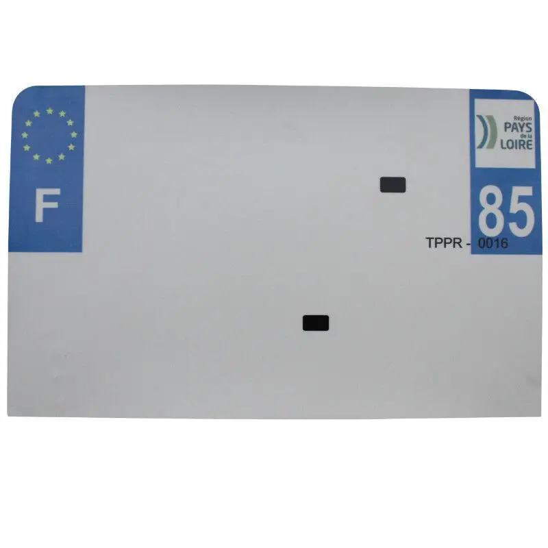 Blanko-PVC-Kennzeichenstreifen Top Plaq 85