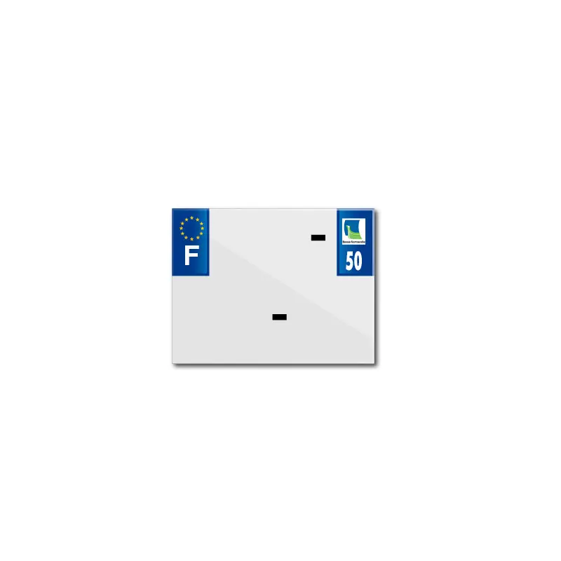 Blanko-PVC-Kennzeichenstreifen Top Plaq 50
