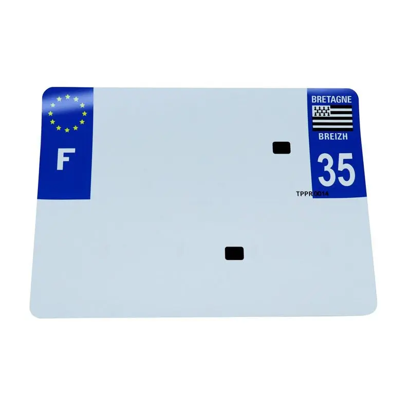 Streifen Nummernschild Anhänger für pvc blanko Top Plaq 35