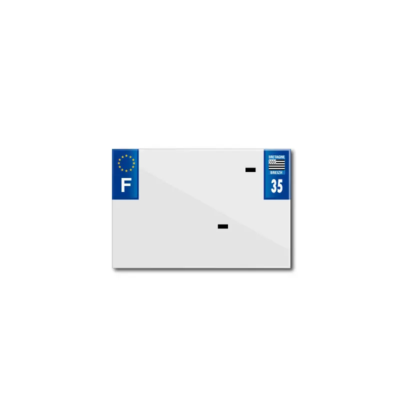 Streifen pvc-kennzeichen mit firmenname Top Plaq 35