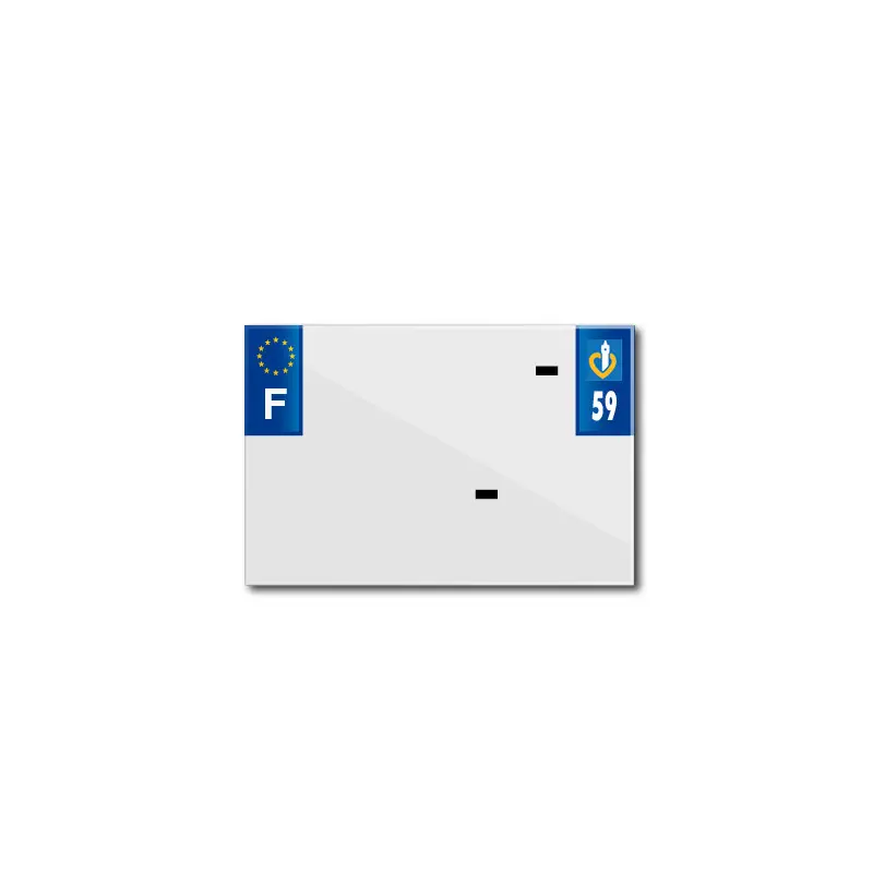 Streifen pvc-kennzeichen mit firmenname Top Plaq 59