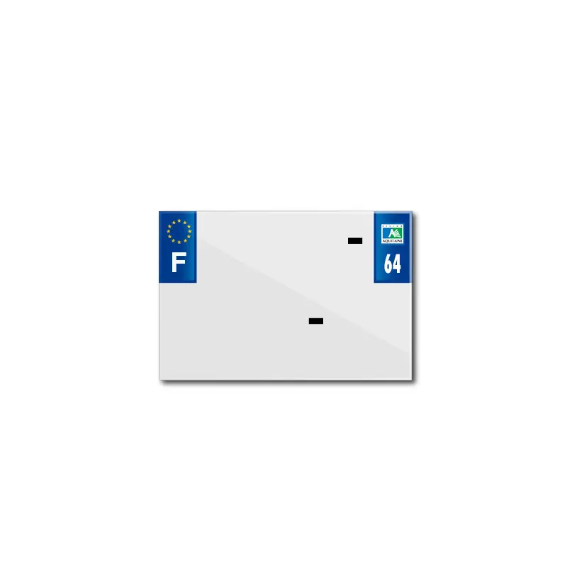 Streifen pvc-kennzeichen mit firmenname Top Plaq 64