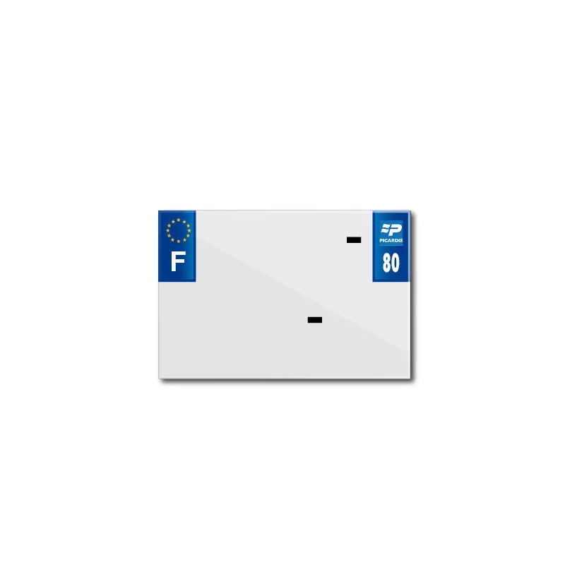 Streifen pvc-kennzeichen mit firmenname Top Plaq 80