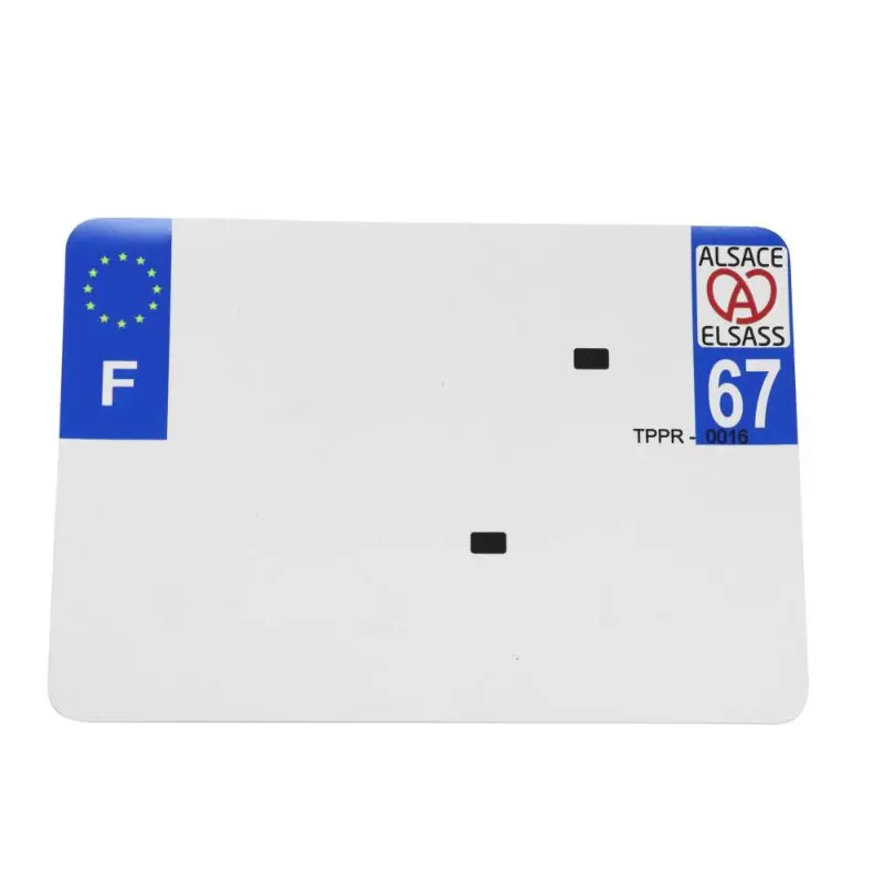 Streifen pvc-kennzeichen mit firmenname Top Plaq 67