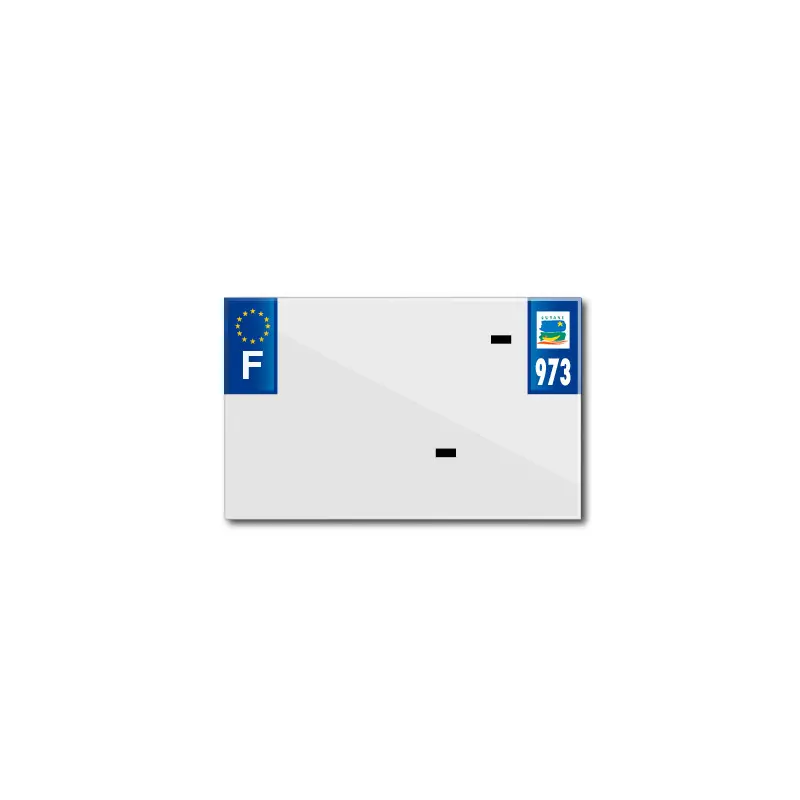 Blanko-PVC-Kennzeichenstreifen Top Plaq Dep.973