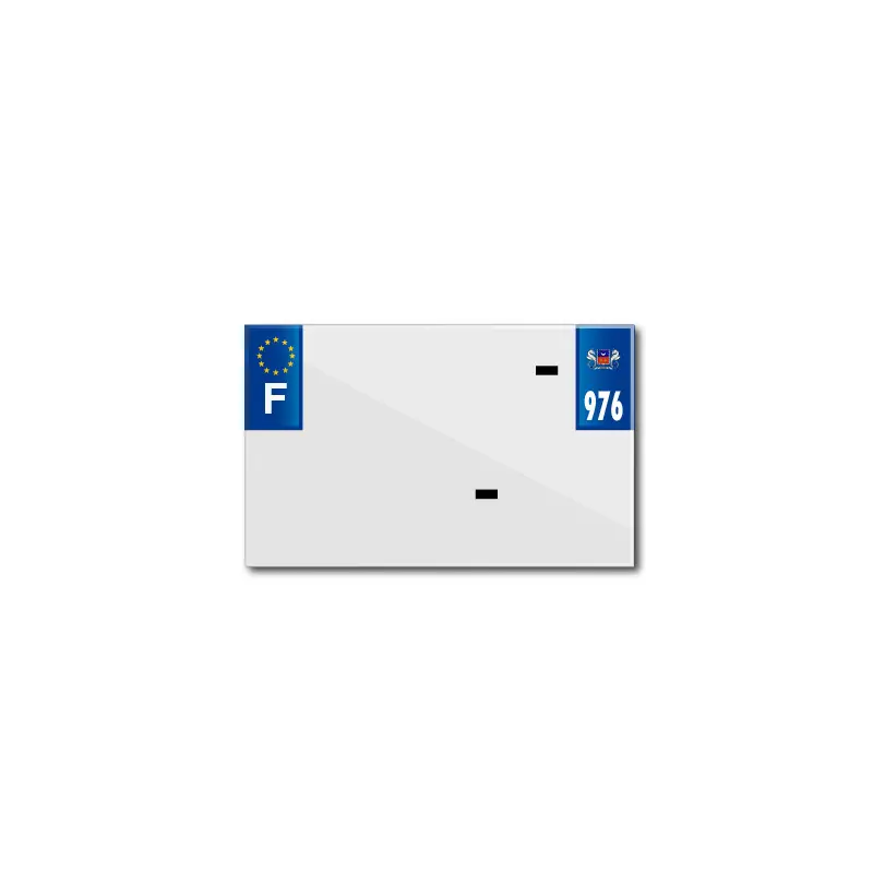 Blanko-PVC-Kennzeichenstreifen Top Plaq Dep.976