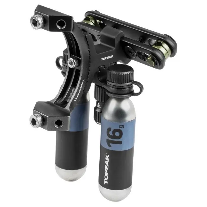 Ondersteuning voor bidonhouder Topeak Tri-BackUp Elite 2