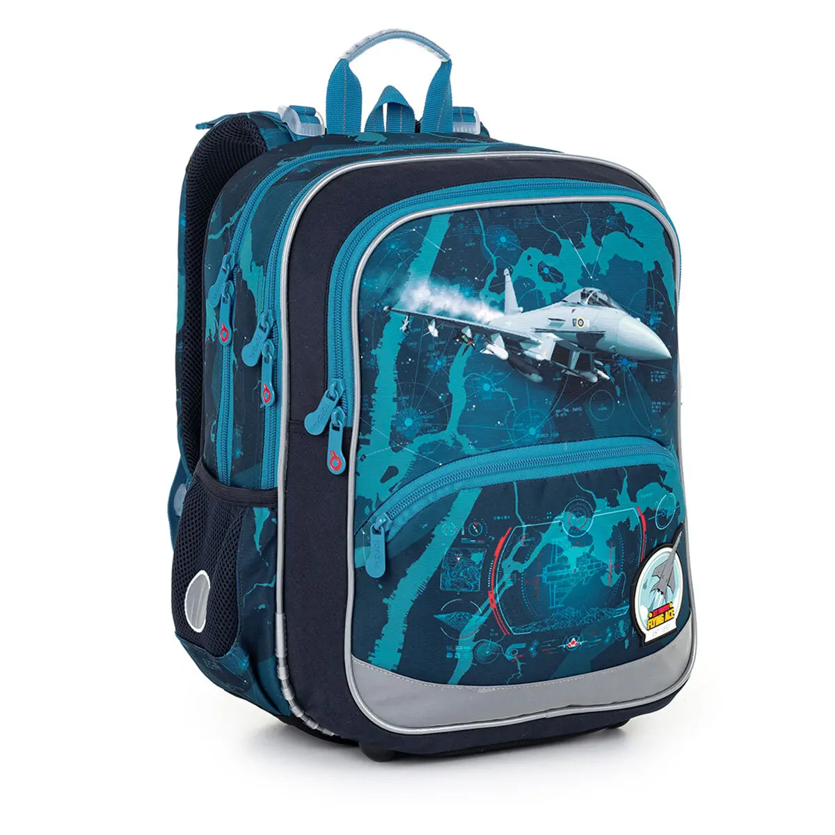 Kinderrugzak Topgal Lightweight with Fighter Plane Bazi 22014