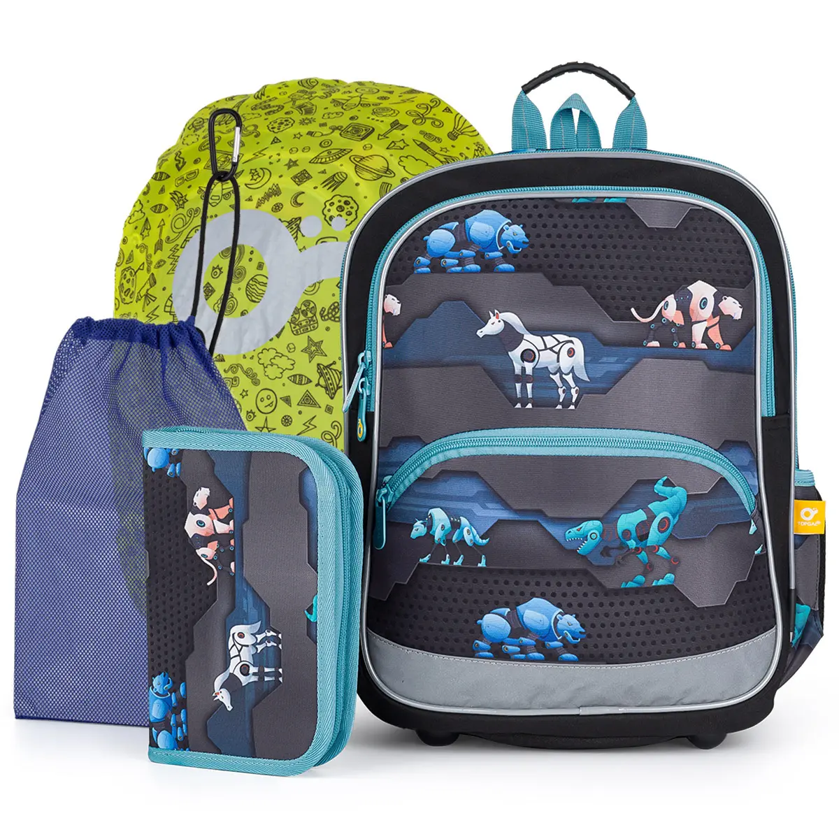 4-in-1 Rugzak Kind Topgal School Bazi 24013