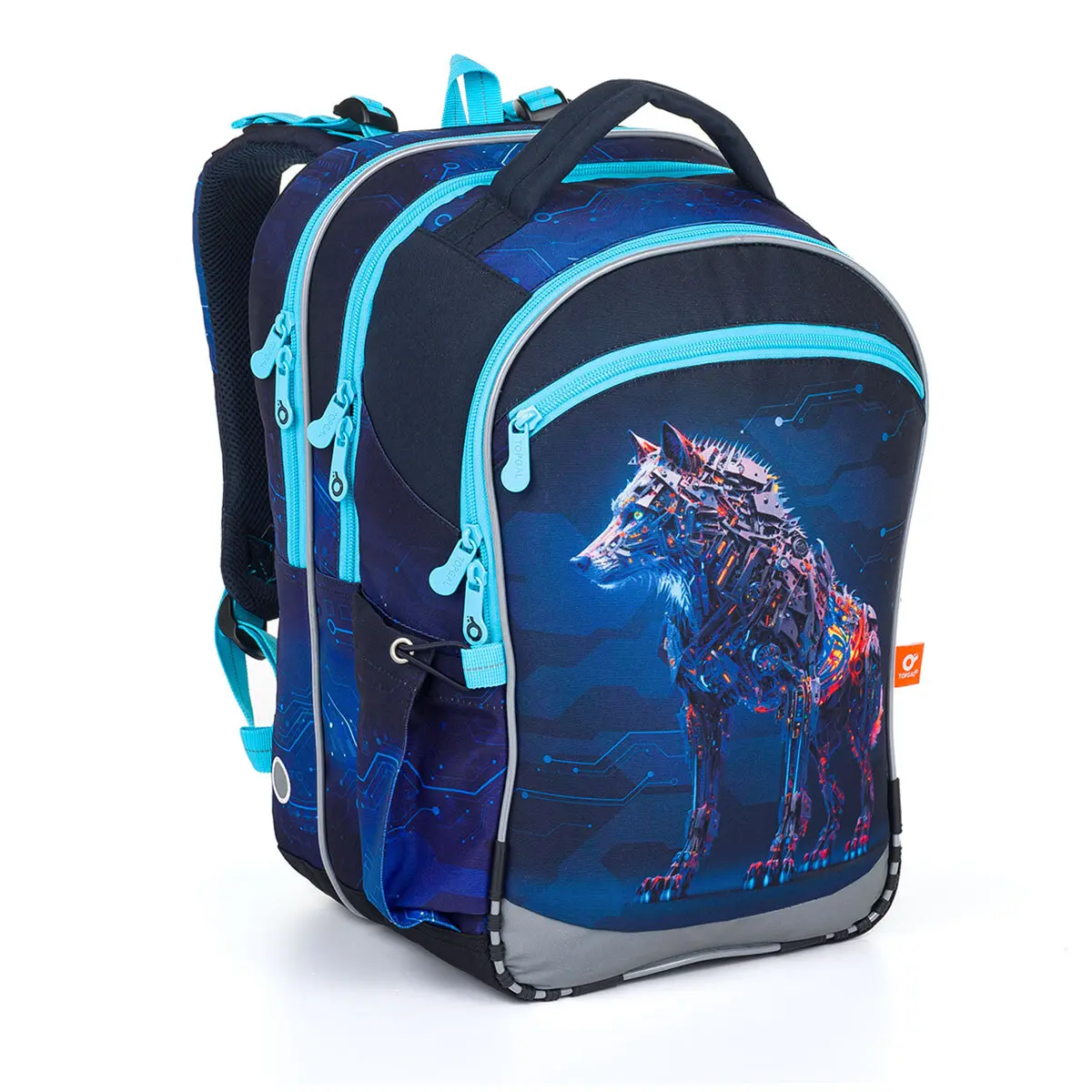 Kinderrugzak Topgal Spacious with the Robotic Wolf Coco 24016