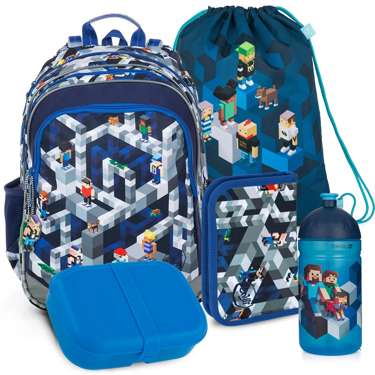 5-in-1 Rugzak Kind Topgal School Elly 19014
